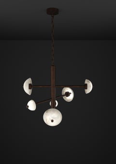 Apollo Ruggine Of Florence Metal Pendant Lamp by Alabastro Italiano