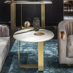 Apollo Side Table in Bronzed Metal