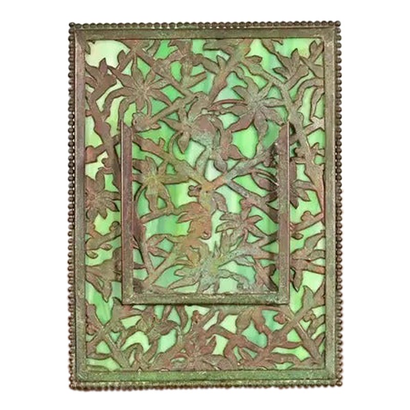 Apollo Studios New York Arts & Crafts Grapevine Pattern Bronze Picture Frame