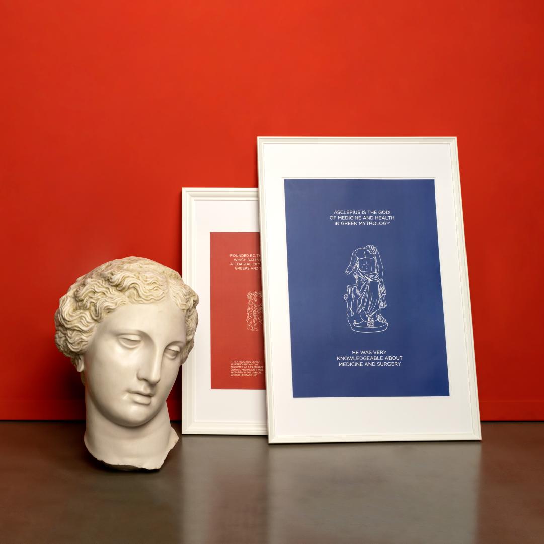 Apollo-Büste „Istanbul Museum“ aus komprimiertem Marmor pulverbeschichtet im Angebot 3