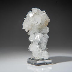 Apophyllite on Calcite Druzy Pseudomorph from Jalgaon, Maharashtra, India