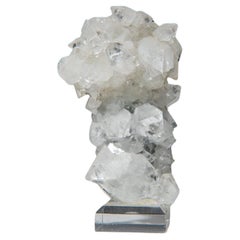 Pseudomorfo de Apofilita sobre Druzita de Calcita de Jalgaon, Maharashtra, India