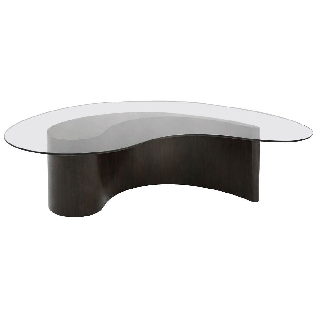 Apostrophe Coffee Table in Espresso Walnut For Sale