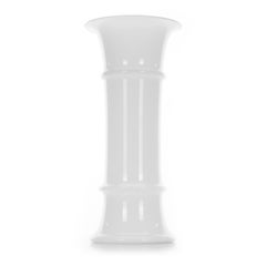 Apoteker Vase by Sidse Werner, Holmegaard, 1981. Vintage White Blown Glass Vase