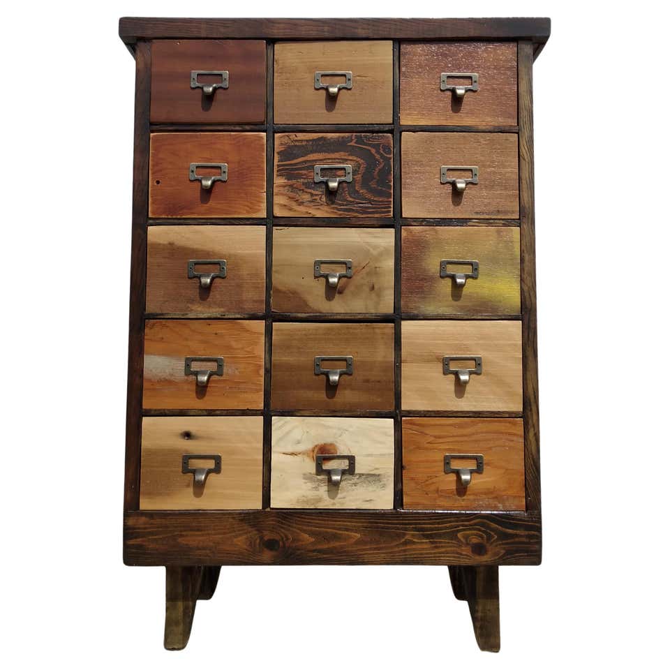 Vintage Midcentury Library Card Catalogue at 1stDibs