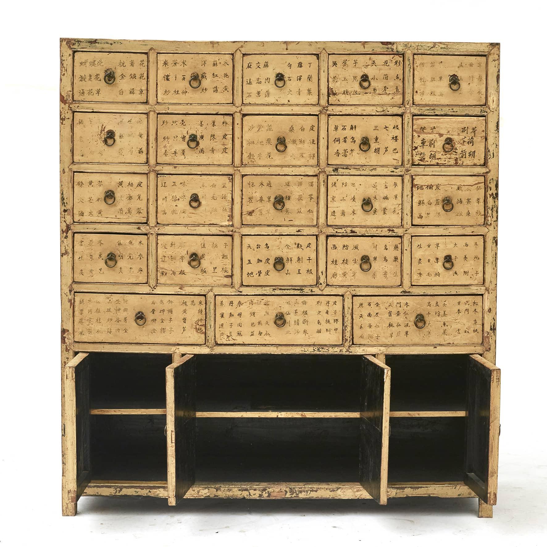 Apothecary drawer furniture 