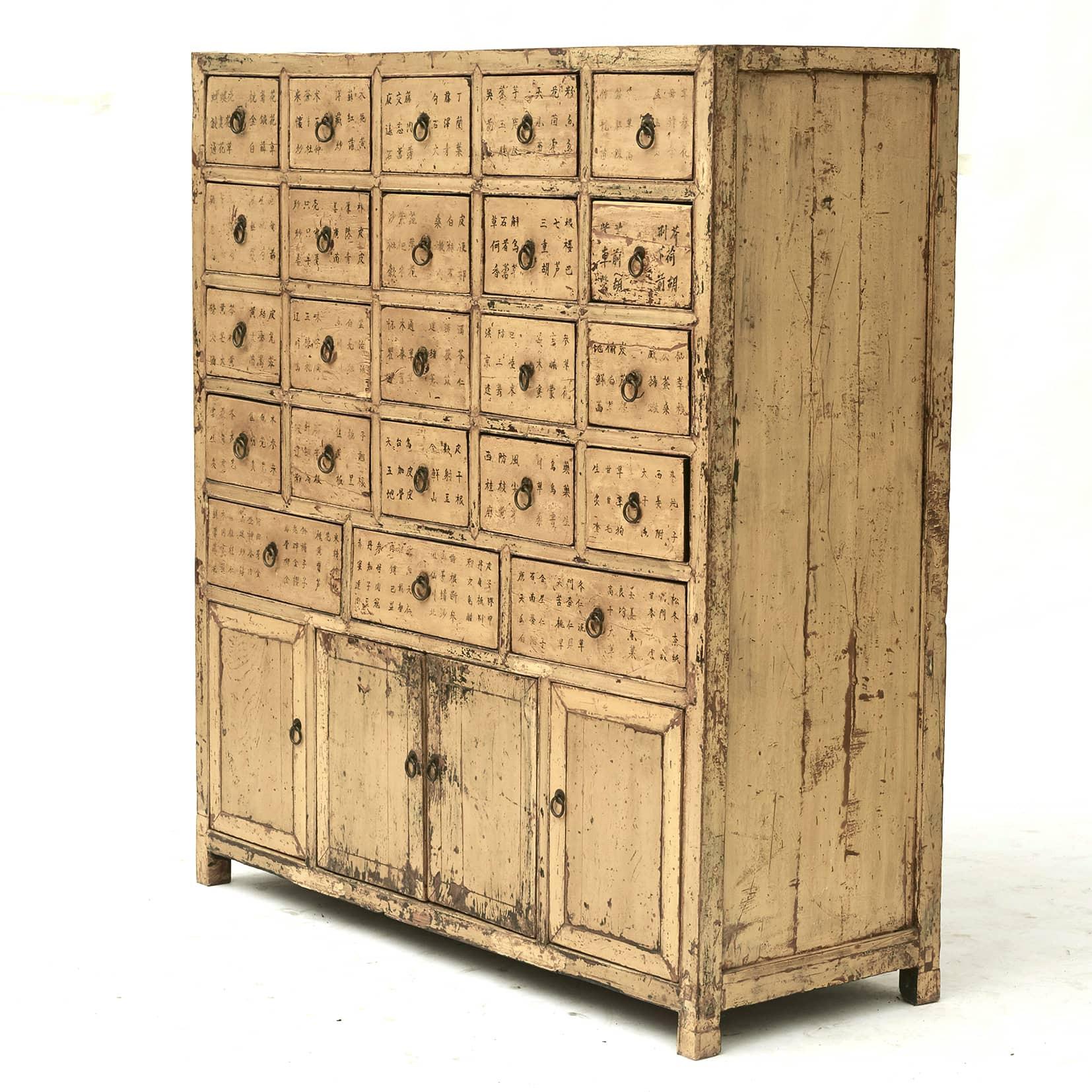 Chinese Apothecary Cabinet / Chest, Original Lacquer
