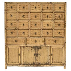 Antique Apothecary Cabinet / Chest, Original Lacquer