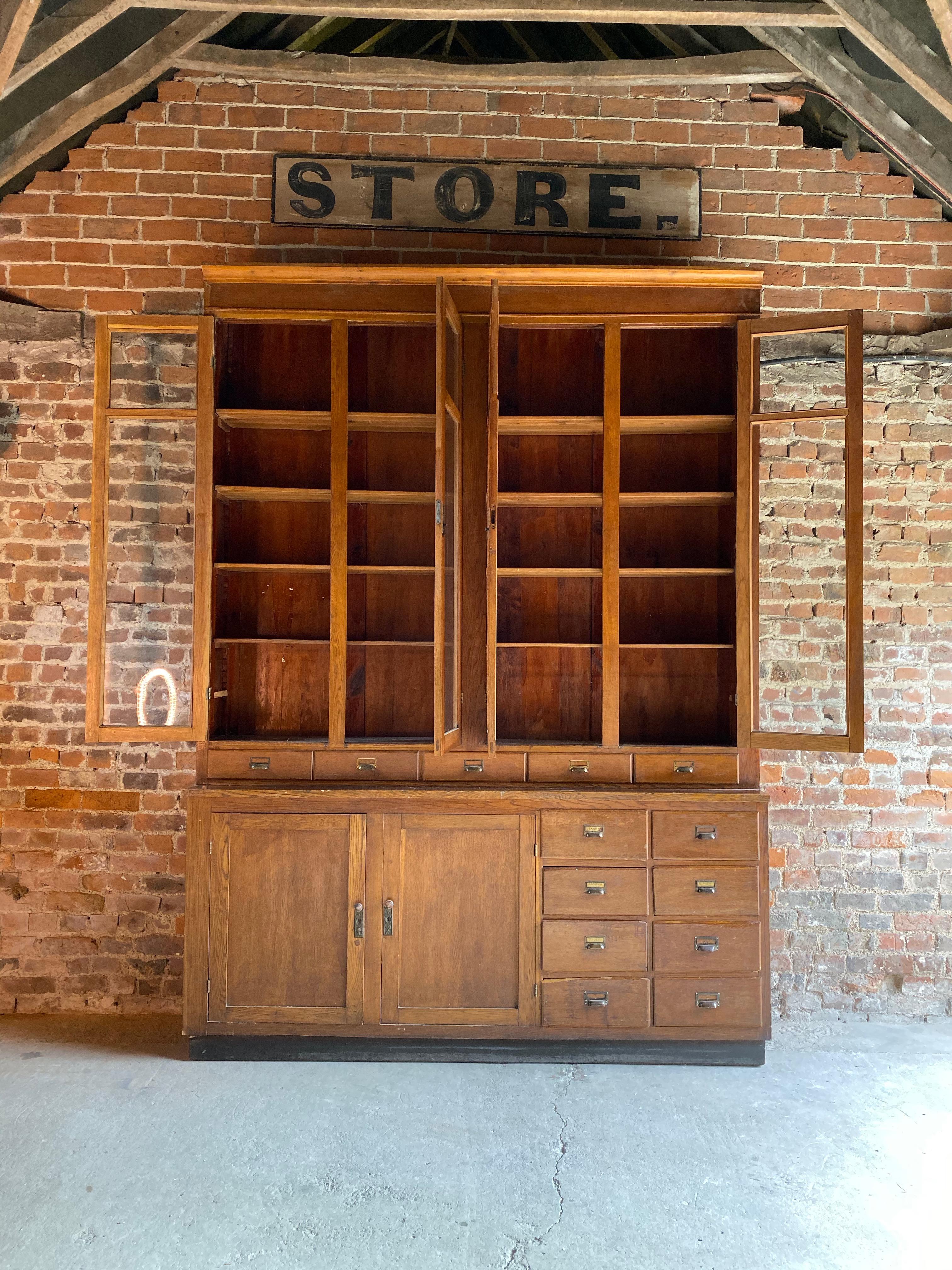 Apothecary Cabinet circa 1920s Number 5 In Fair Condition In Longdon, Tewkesbury