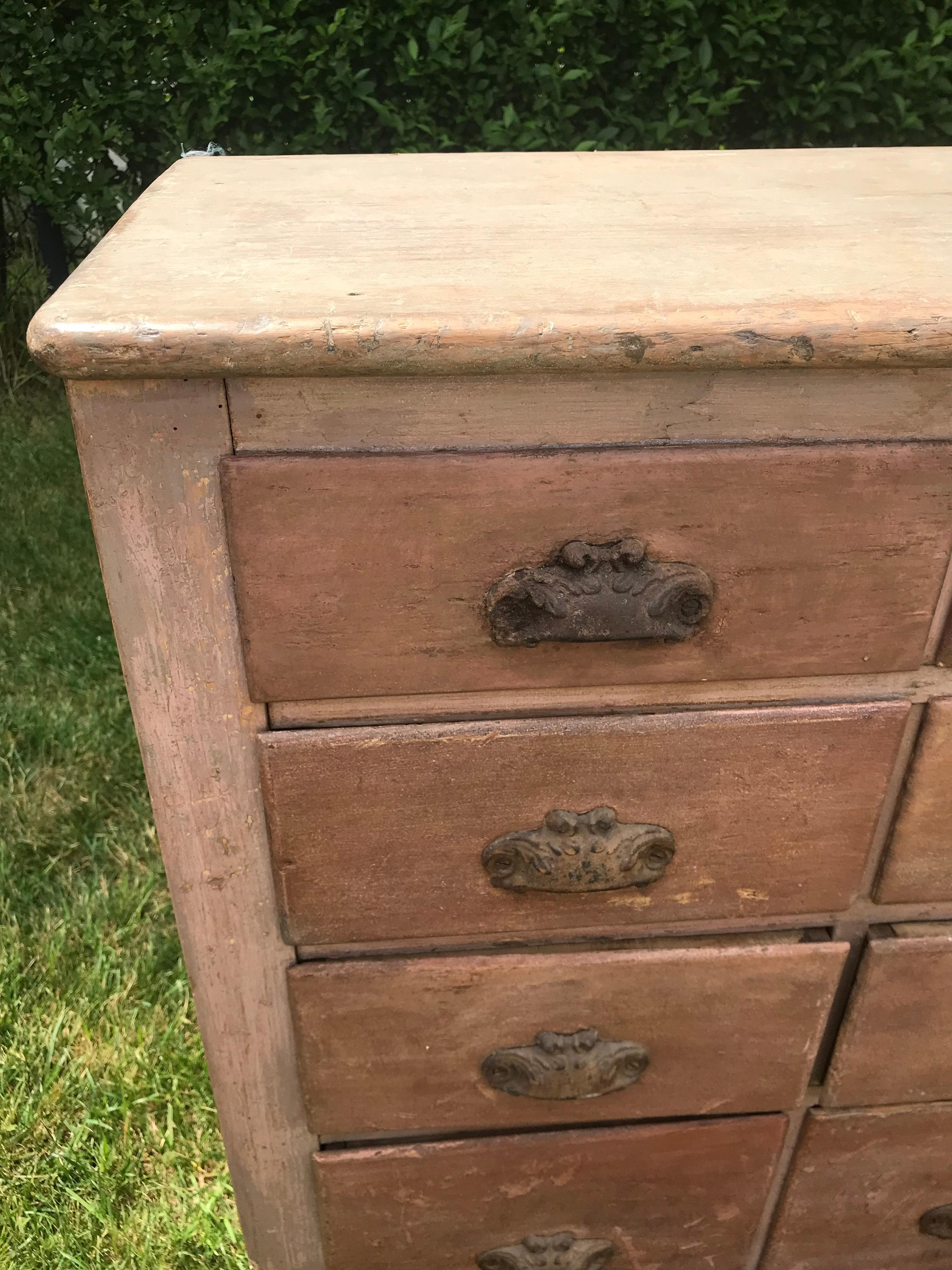 Apothecary Chest In Good Condition In Nantucket, MA