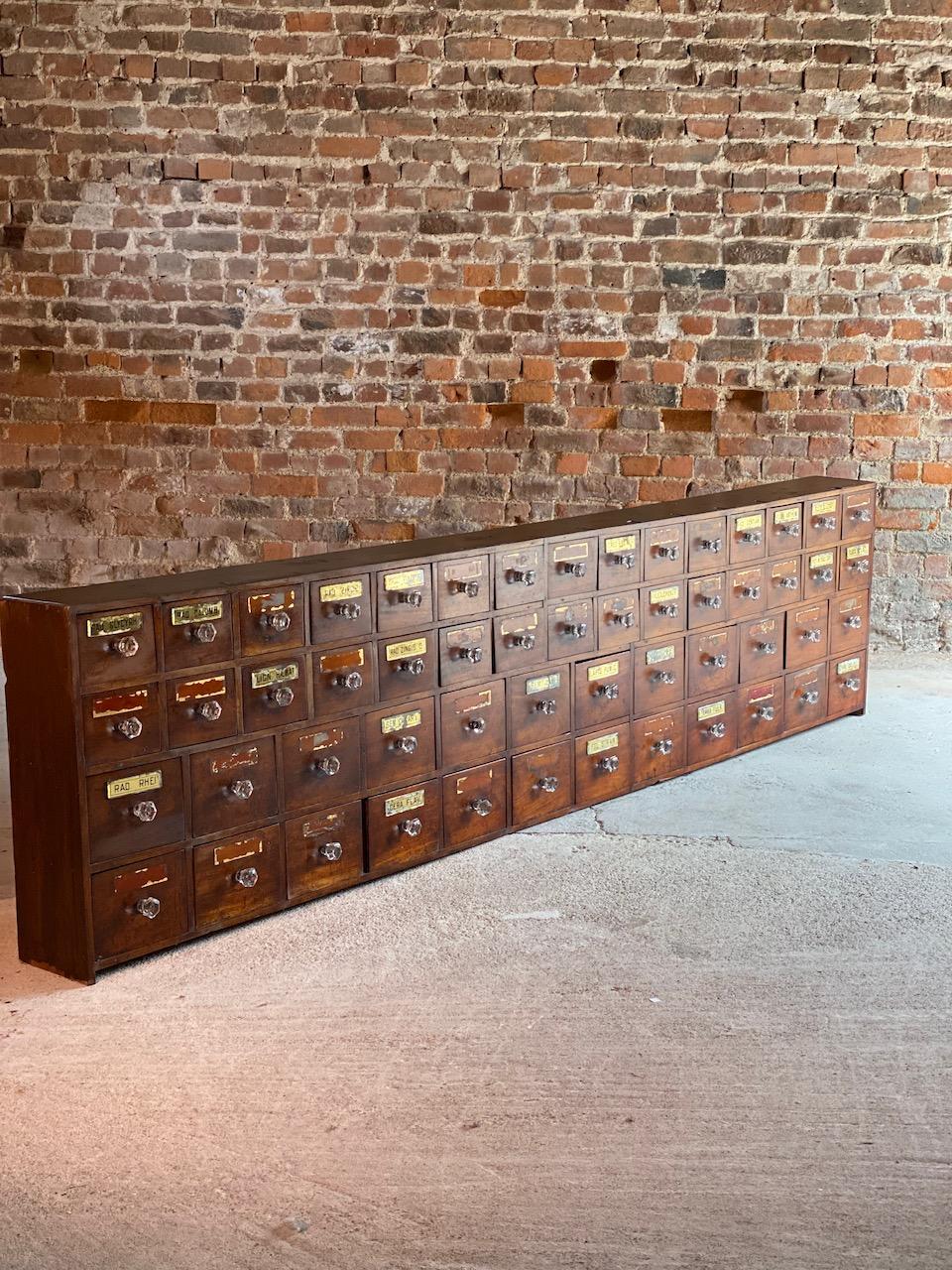 Apothecary Chest of Drawers Chemist Pharmacy Victorian circa 1870 5