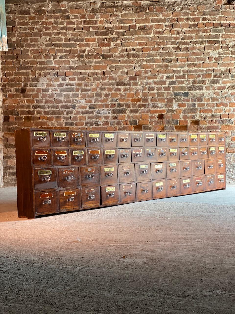 Apothecary Chest of Drawers Chemist Pharmacy Victorian circa 1870 3