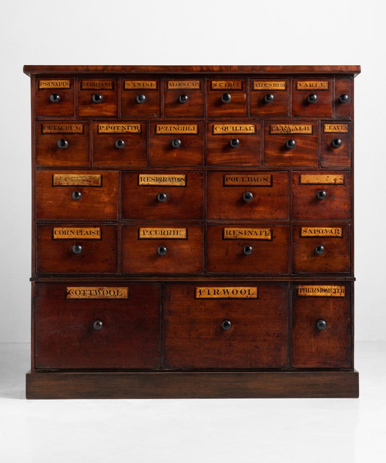 Apothecary Chest of Drawers, England, circa 1890 at 1stDibs