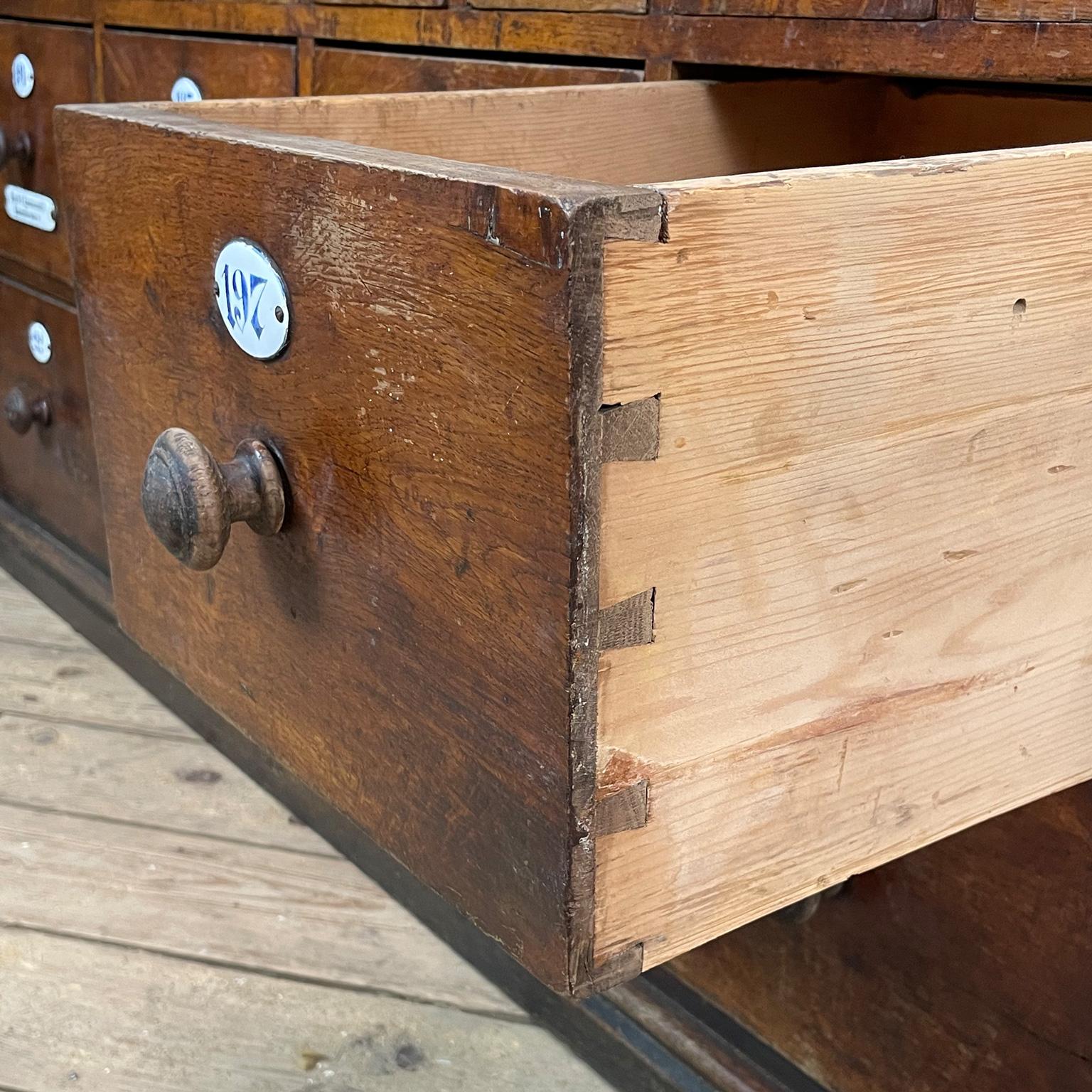 Apothecary Chest of Drawers with Marble Top, 1930s 10