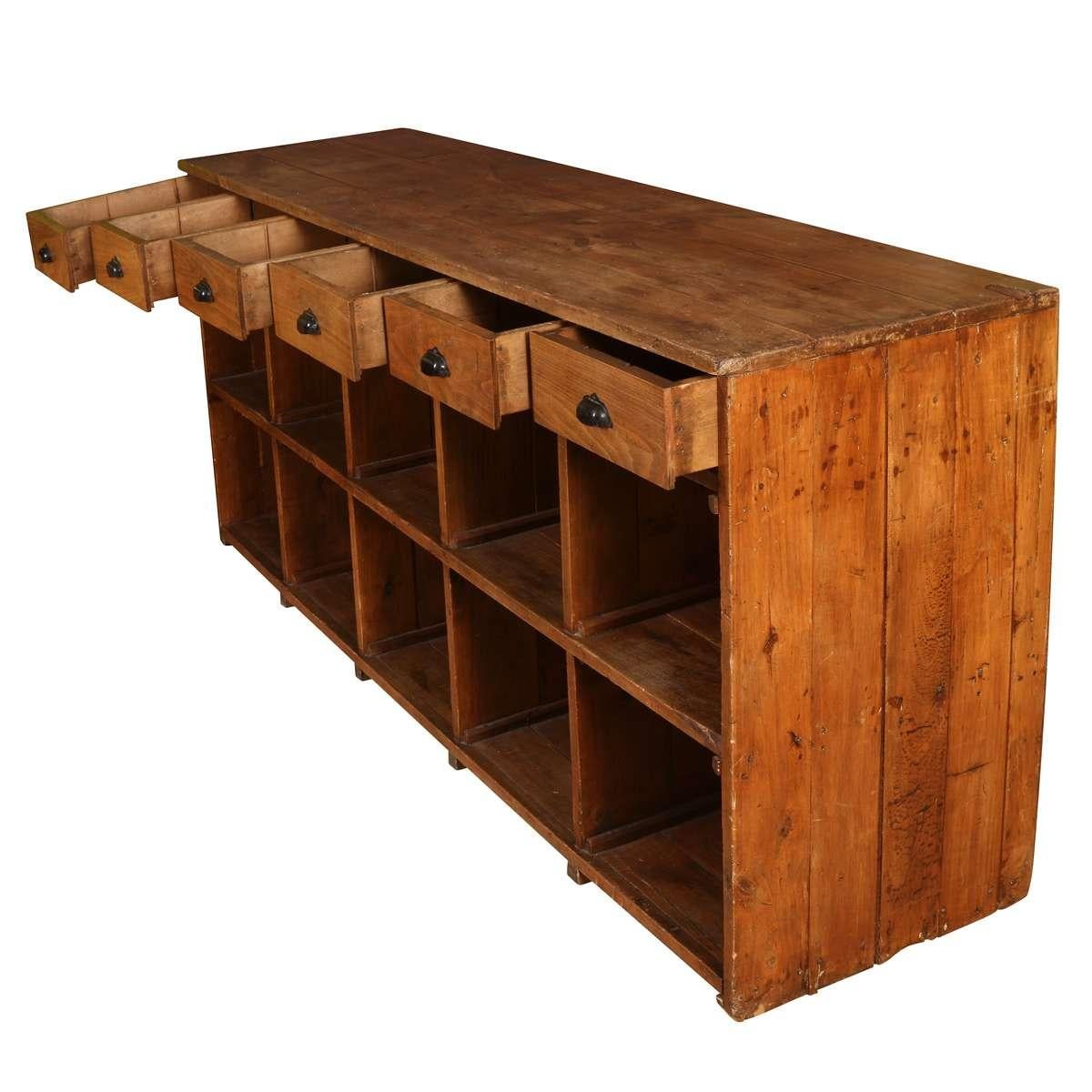 Unknown Apothecary Console Table For Sale