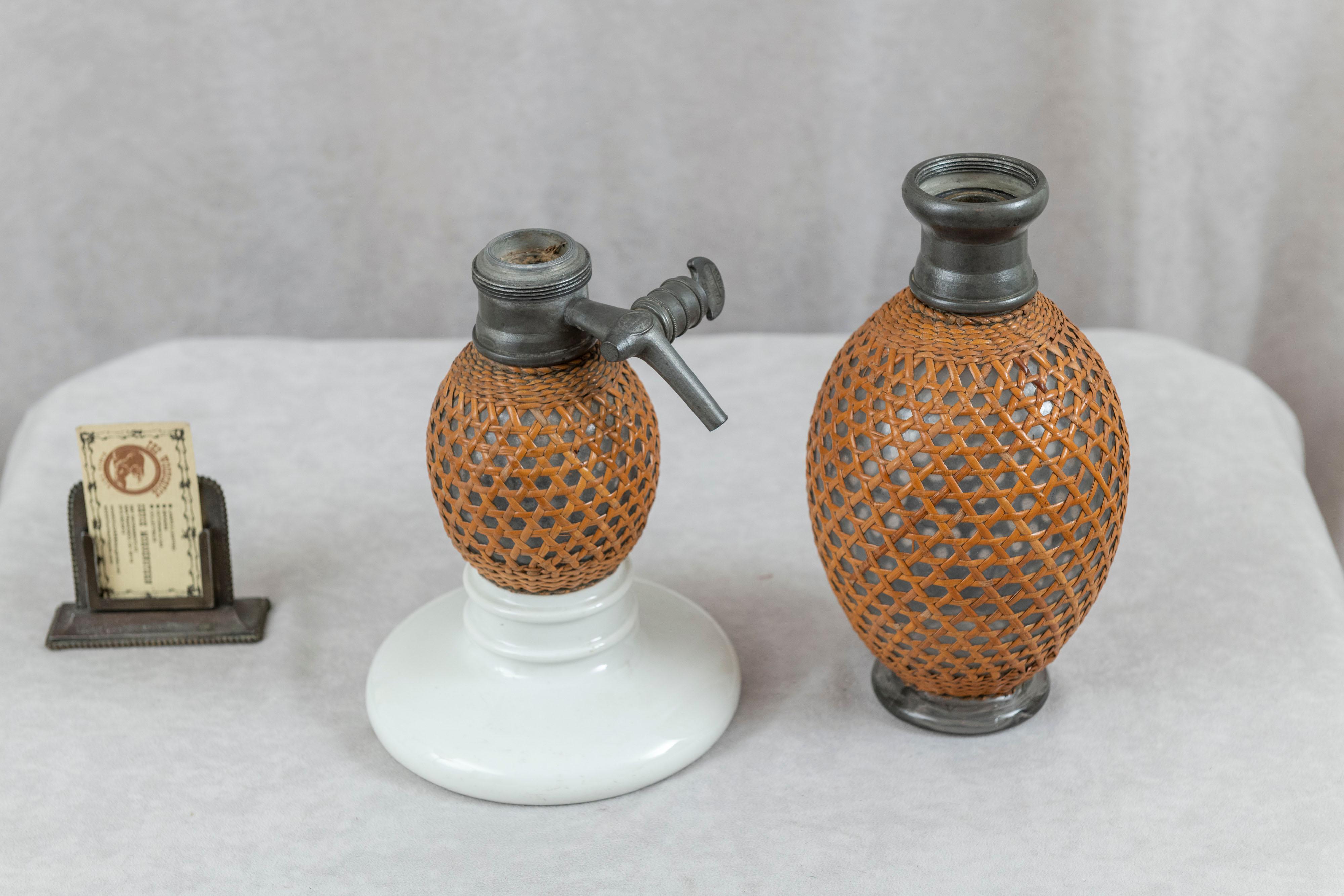 Hand-Crafted Apothecary Counter-Top Gasogene Seltzer Dispenser, French, ca. 1900 For Sale