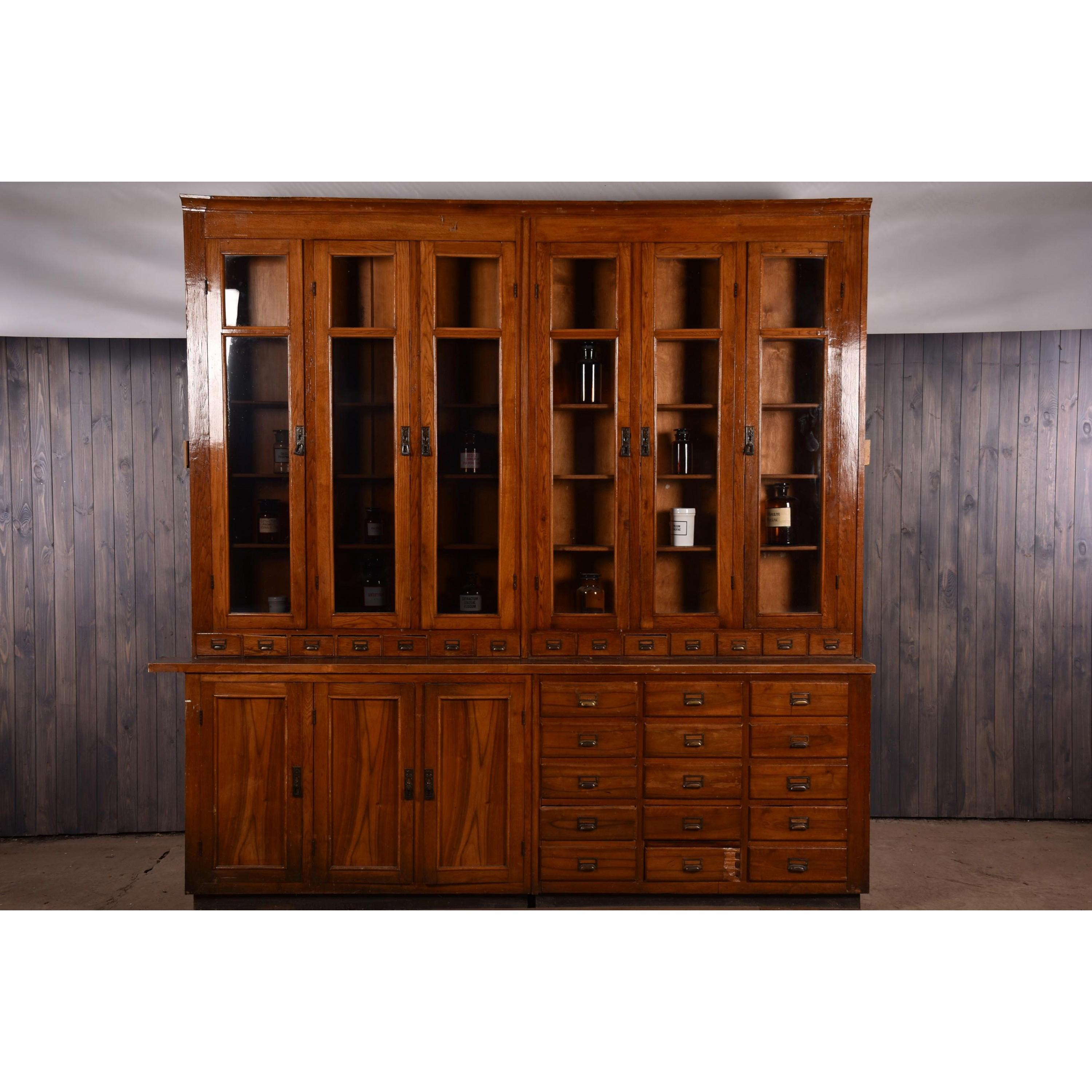 Apothecary Display Cabinet circa 1920s Number 7 2