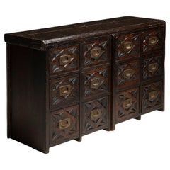 Antique Apothecary Drawers, England circa 1800