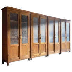 Apothecary Haberdashery Cabinets circa 1930s  Numbers 1, 3, 6, 7