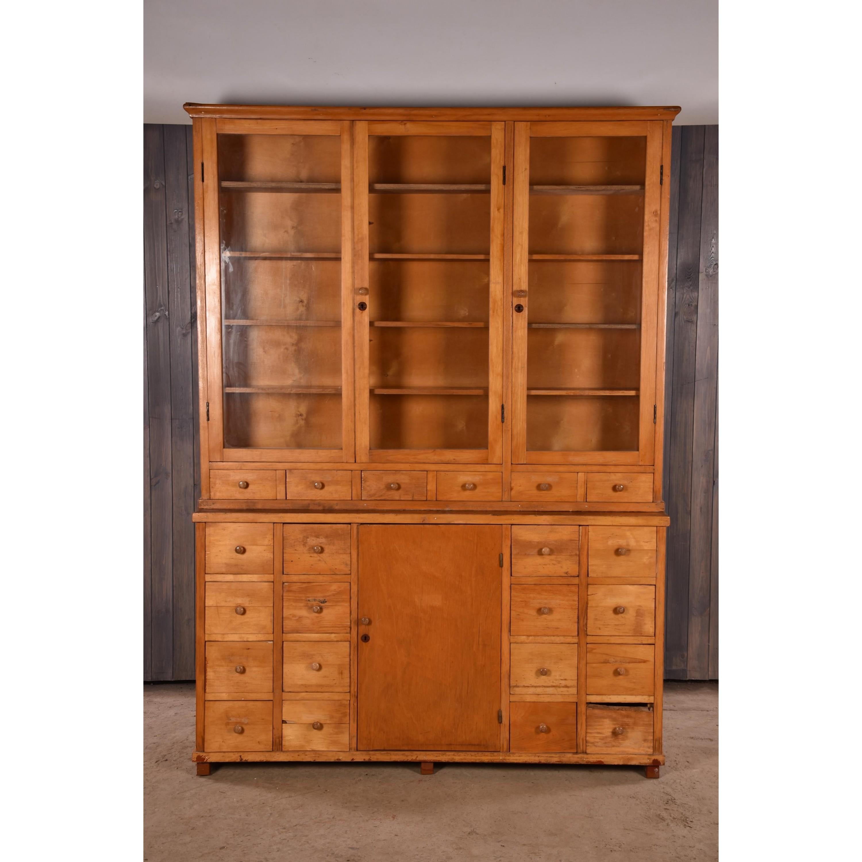 Apothecary Haberdashery Display Cabinet circa 1930s Number 10 3