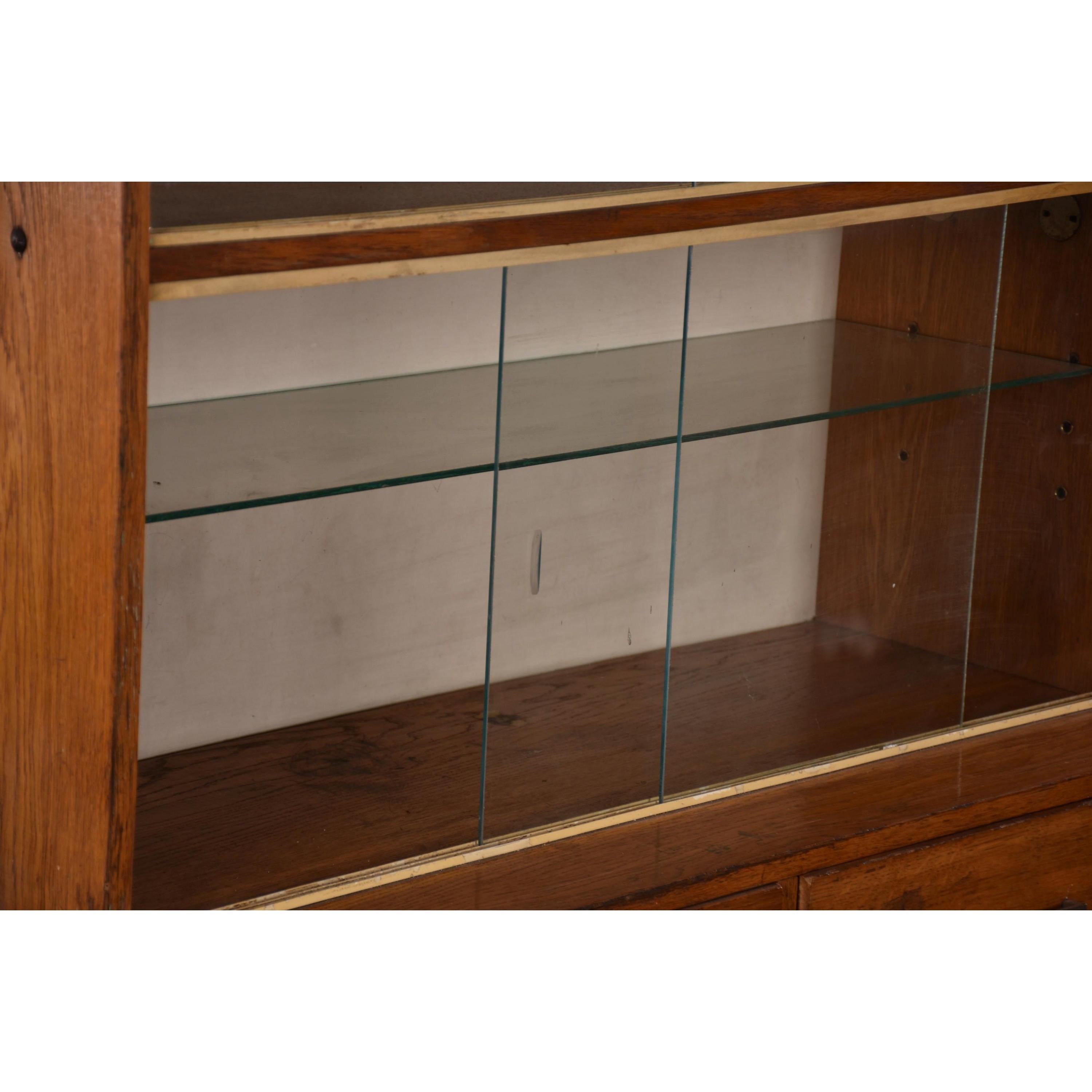 Mid-20th Century Apothecary Haberdashery Display Cabinet circa 1930s Number 11