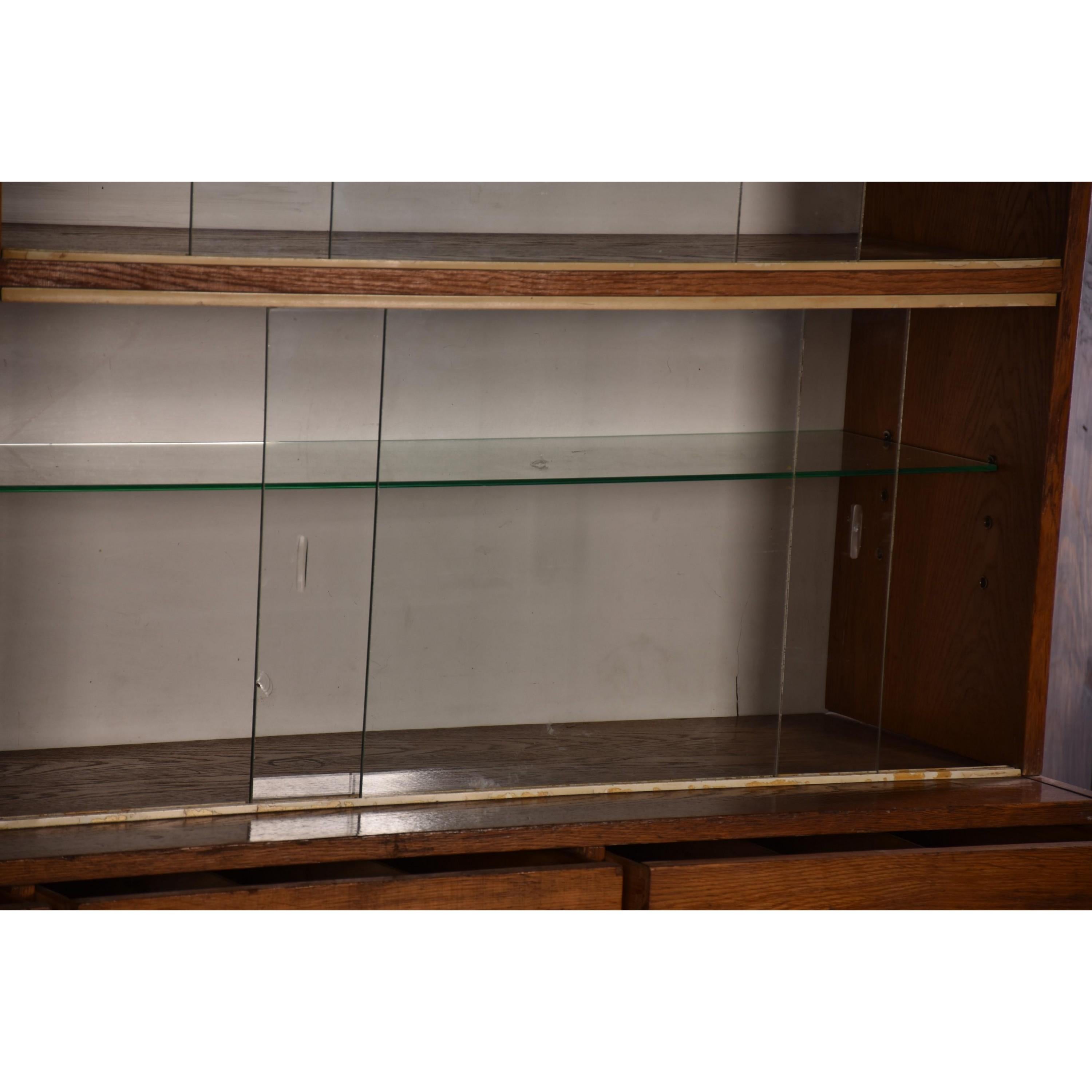 Mid-20th Century Apothecary Haberdashery Display Cabinet circa 1930s Number 12