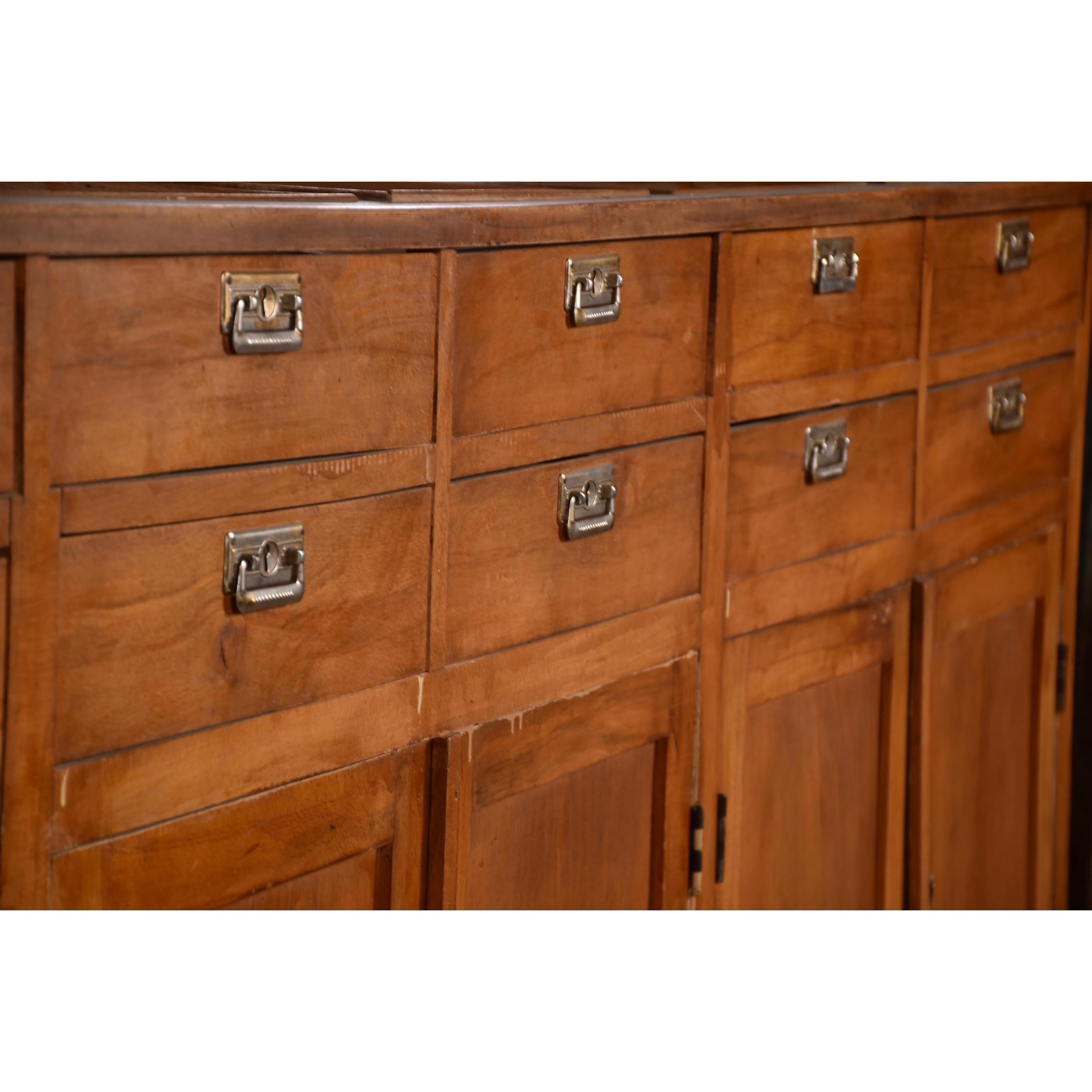Apothecary Haberdashery Display Counter Sideboard circa 1930s Number 13 3