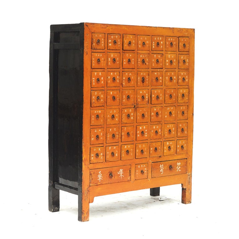 Apothecary Medicine Chest with 52 Drawers For Sale at 1stDibs