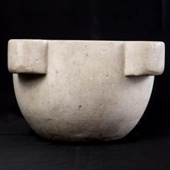 Mortaio da speziale - Marmo greco di Taso - Florentine - Periodo: XVII