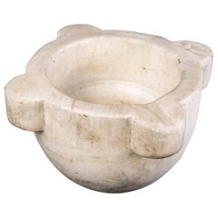 Mortaio da speziale - Marmo greco di Taso - Florentine - Periodo: XVII