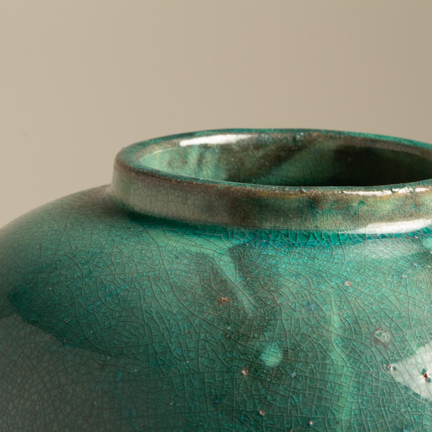 Apothecary Pots with Jade Green Glaze, China, Early 20th Century 4