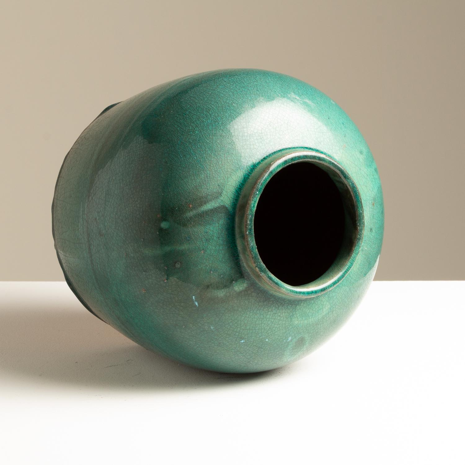 Apothecary Pots with Jade Green Glaze, China, Early 20th Century 6
