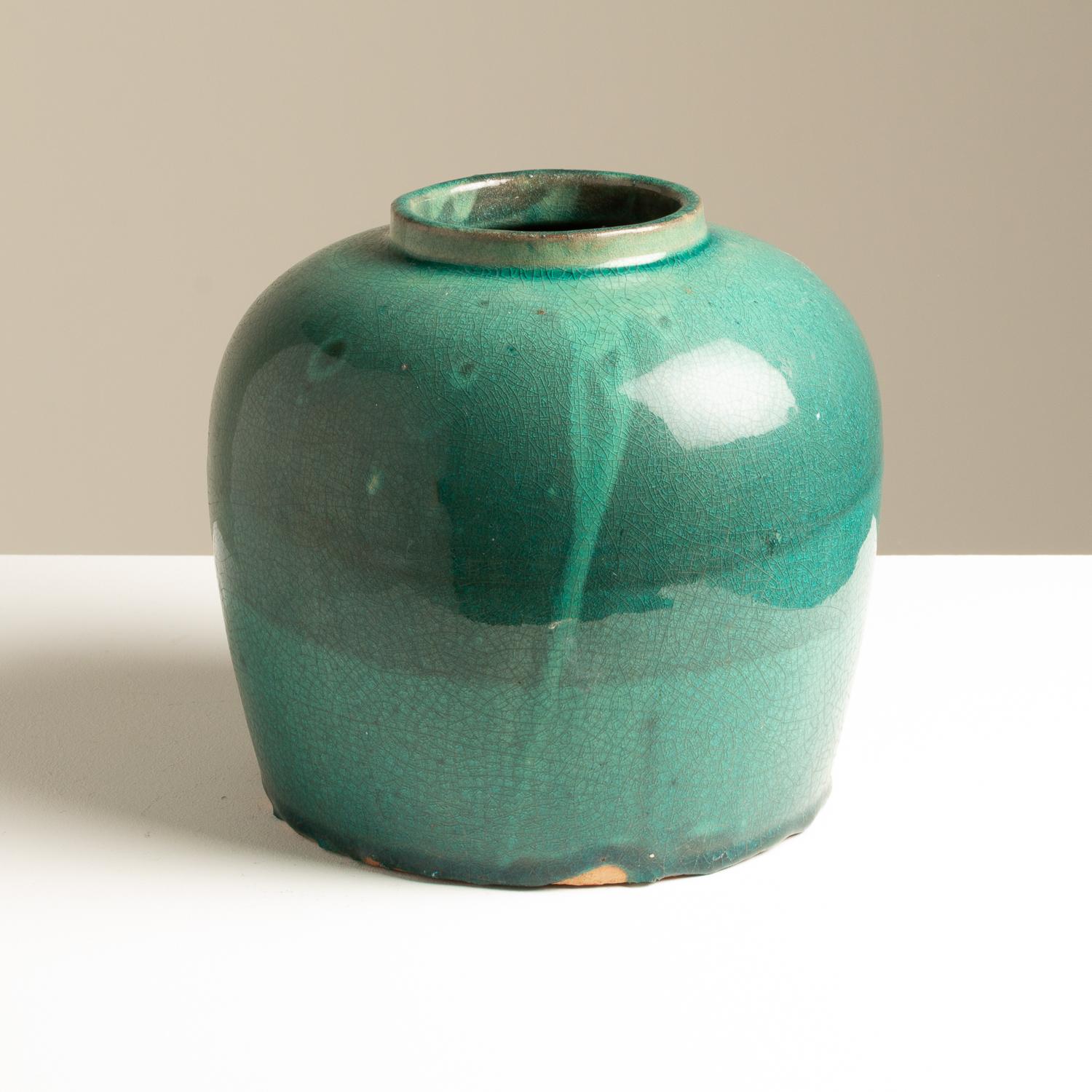 Apothecary Pots with Jade Green Glaze, China, Early 20th Century 2