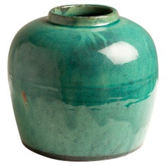 Apothecary Pots with Jade Green Glaze, China, Early 20th Century