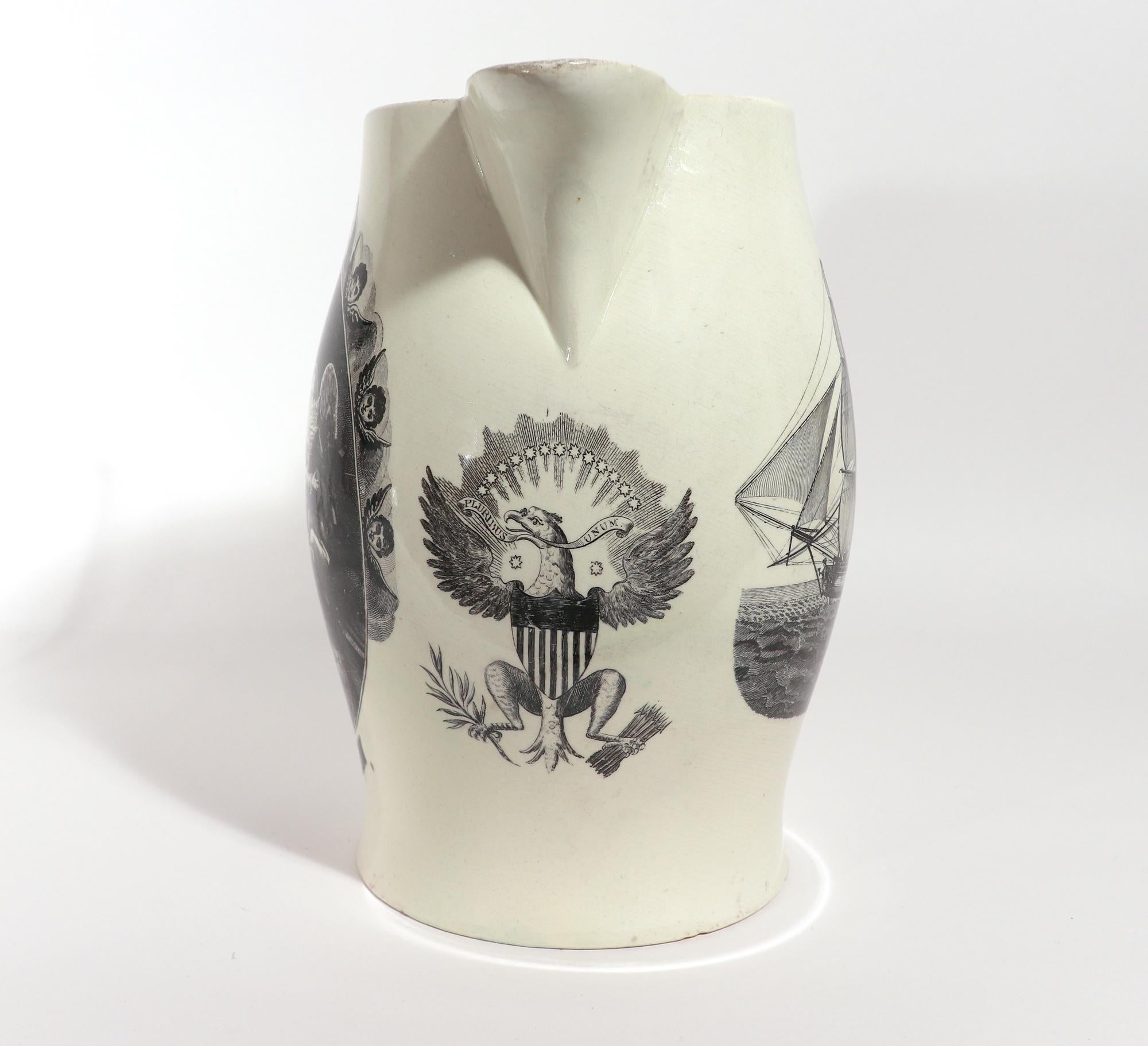 „Apotheosis“ von George Washington, Wedgwoodware-Krug im Angebot 5