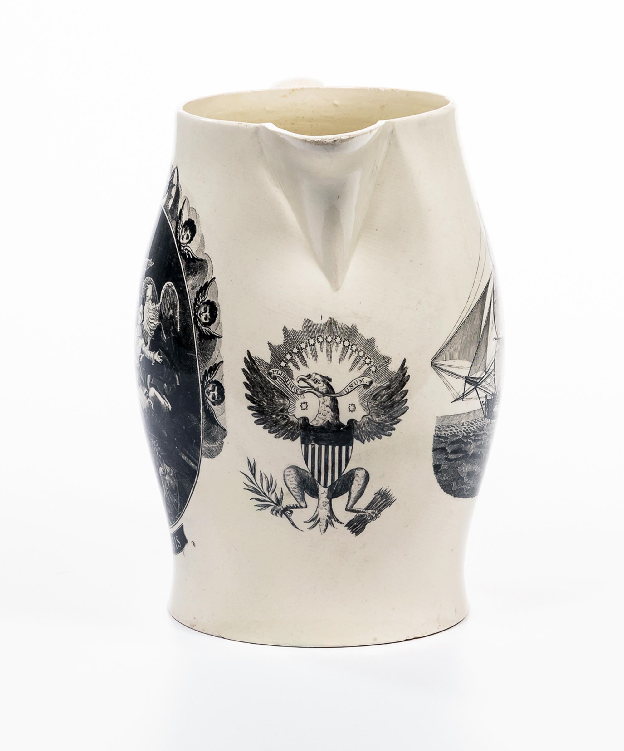 „Apotheosis“ von George Washington, Wedgwoodware-Krug (Federal) im Angebot