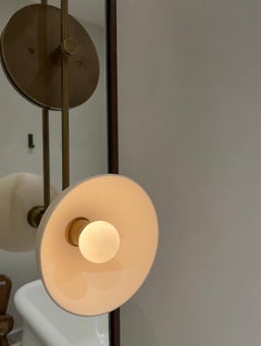 Apparato di lampade in ottone invecchiato