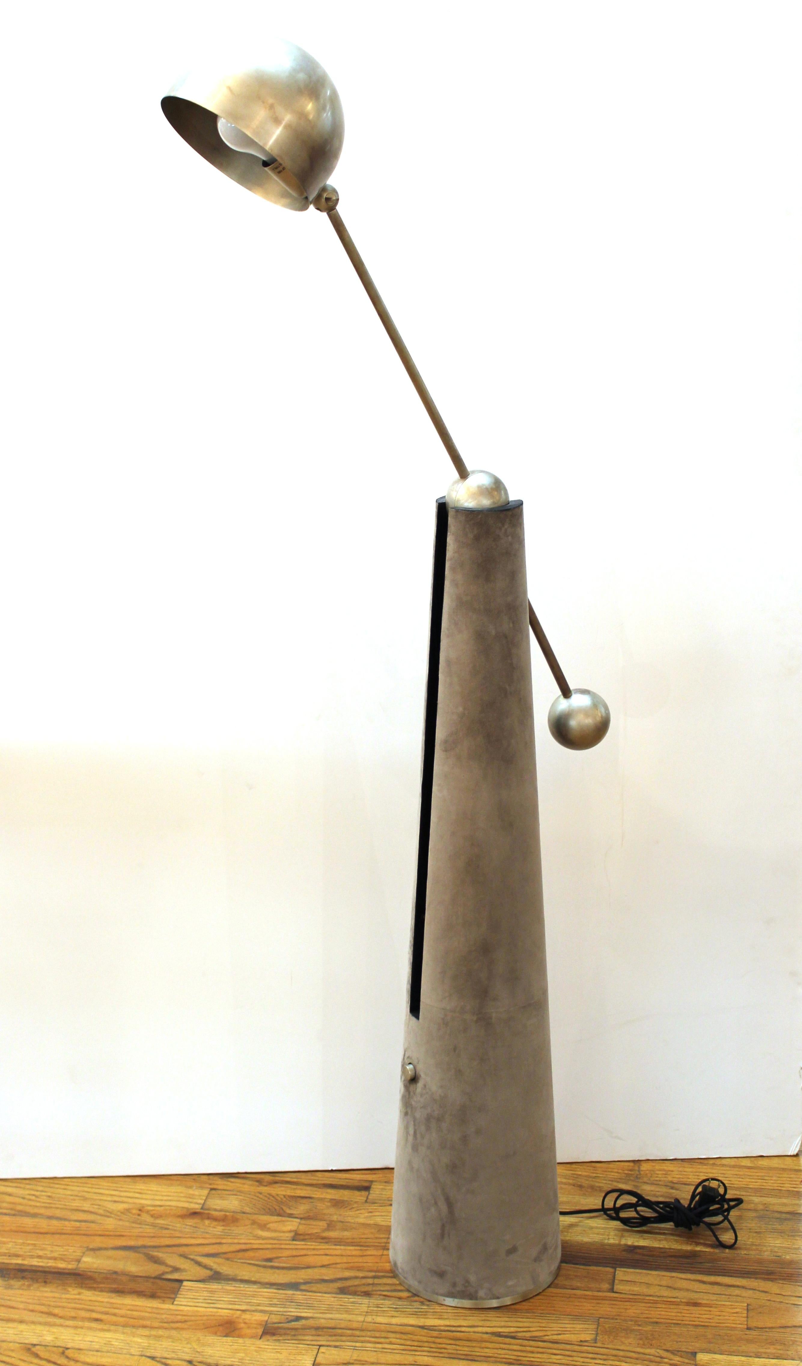 Apparatus 'Metronome' Contemporary Floor Lamp In Good Condition In New York, NY