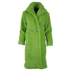 Apparis Hooded Faux Shearling Coat Xsmall