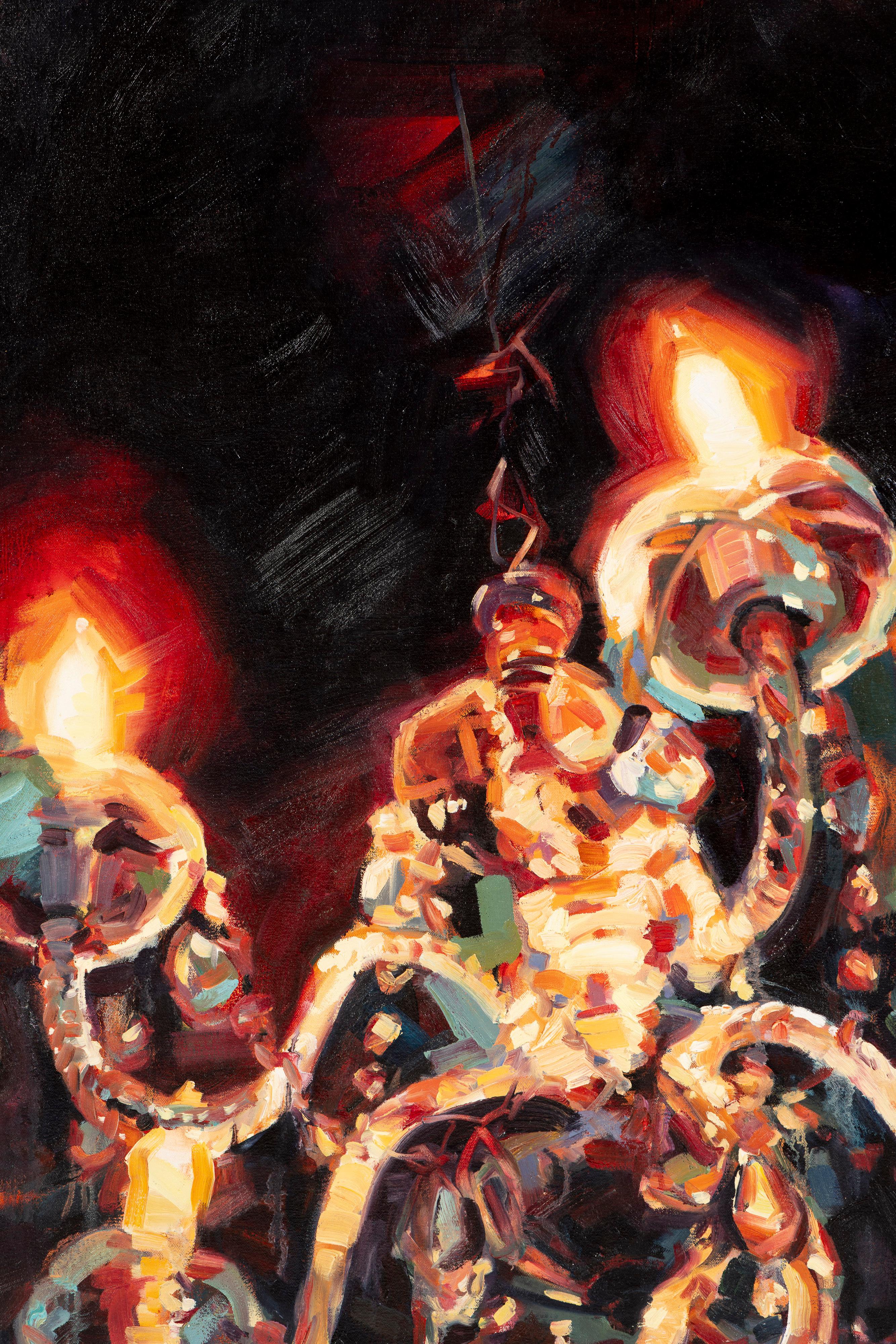 Apparition V( Third Street), Öl auf Leinwand, Kristen V Sloan, 2013, Vereinigte Staaten (amerikanisch) im Angebot