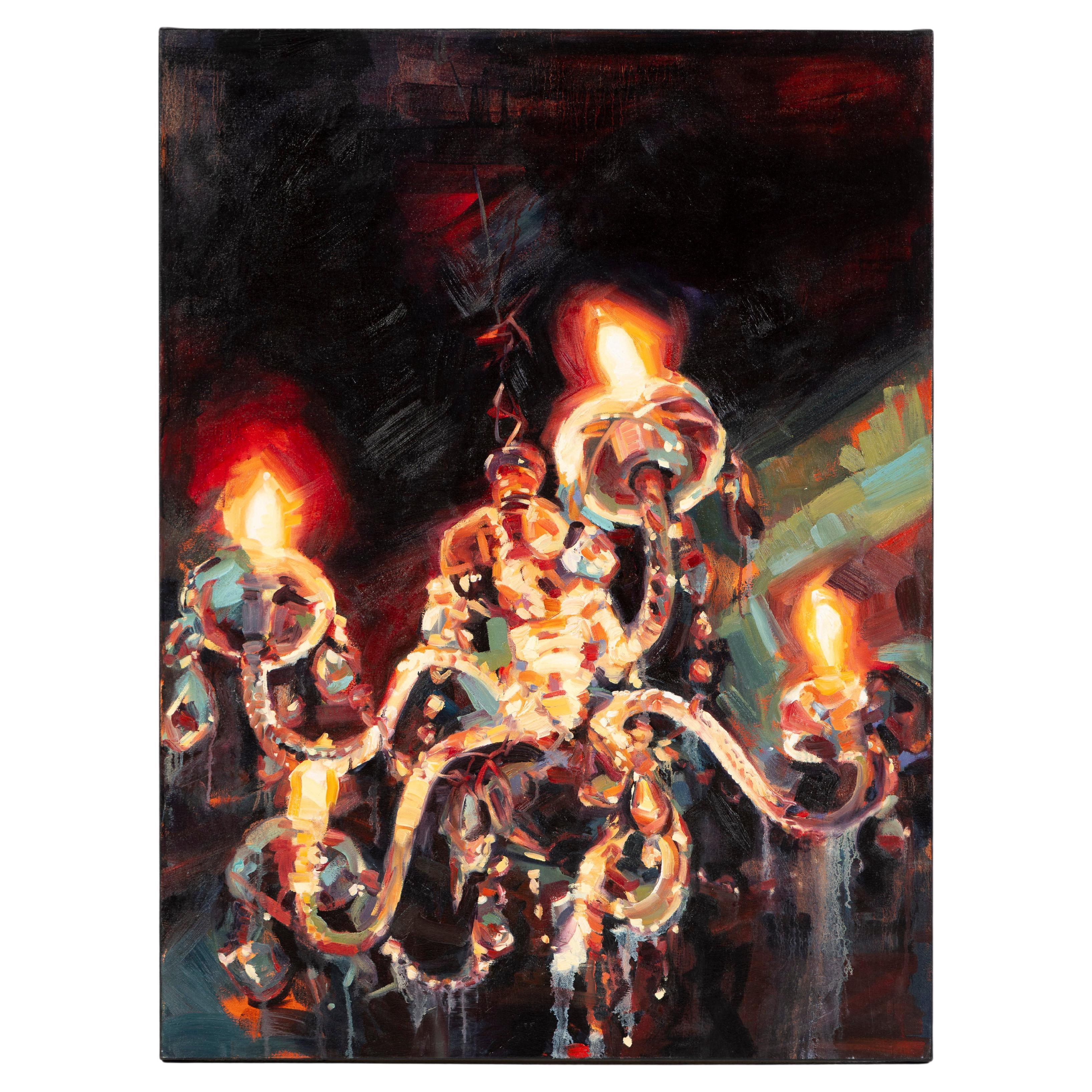 Apparition V( Third Street), Oil on Canvas, Kristen V Sloan, 2013, United States