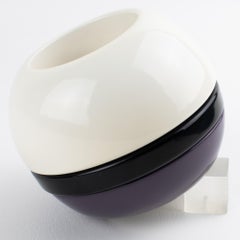 Appartement a Louer French Designer Oversized Colorblock Resin Bracelet Trio