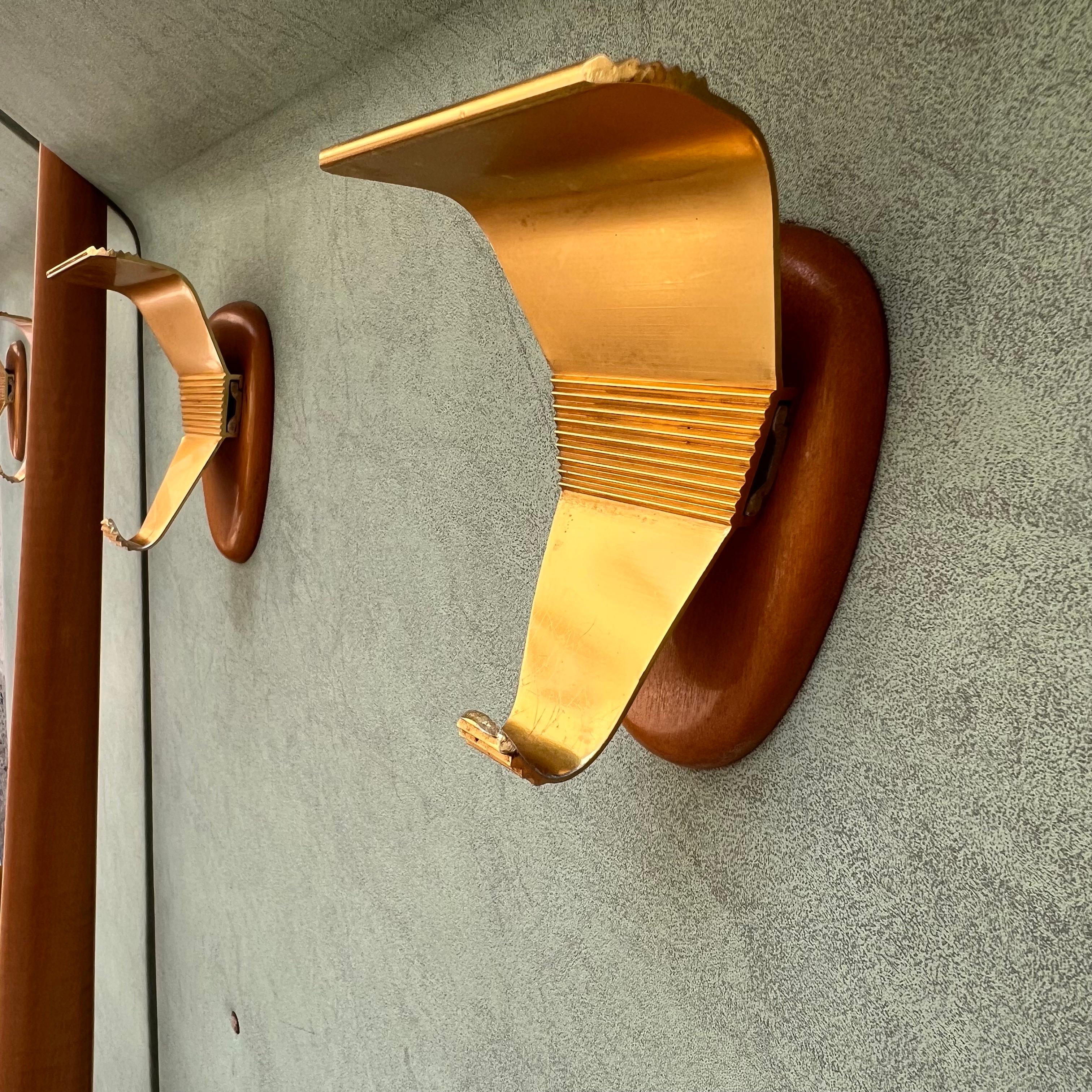 20th Century Appendiabiti a Parete Decorativo - Italia - Anni '50 For Sale