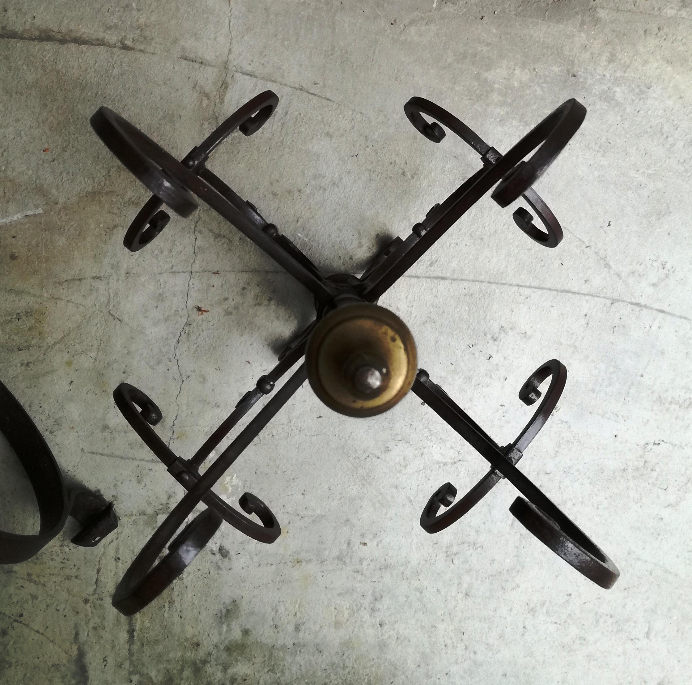 coat stand, wrought iron. early 20th century For Sale 2