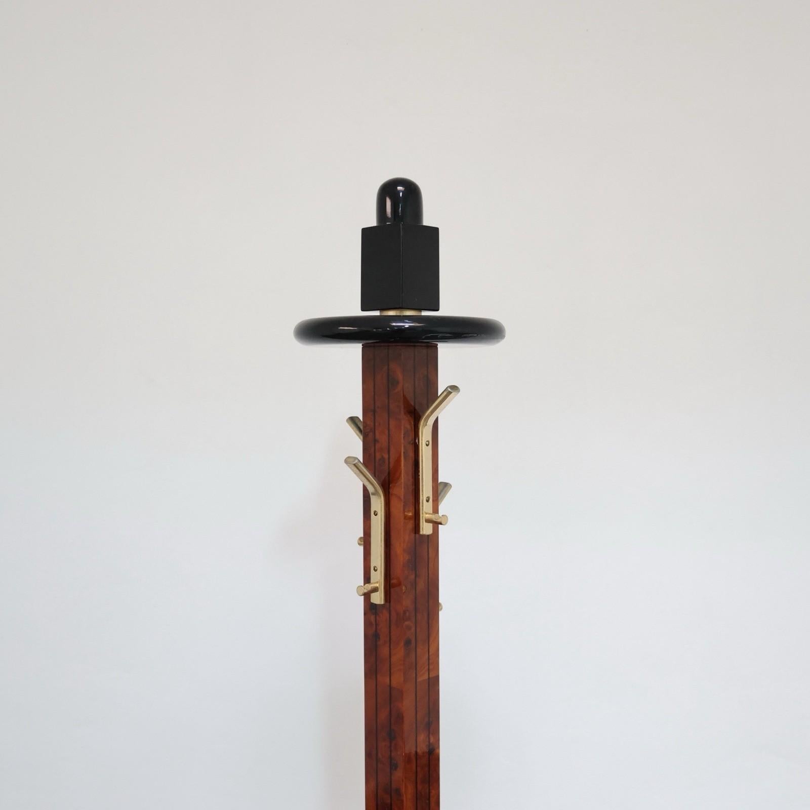 Italian Coat stand attributed to Willy Rizzo in 1970s Radica For Sale