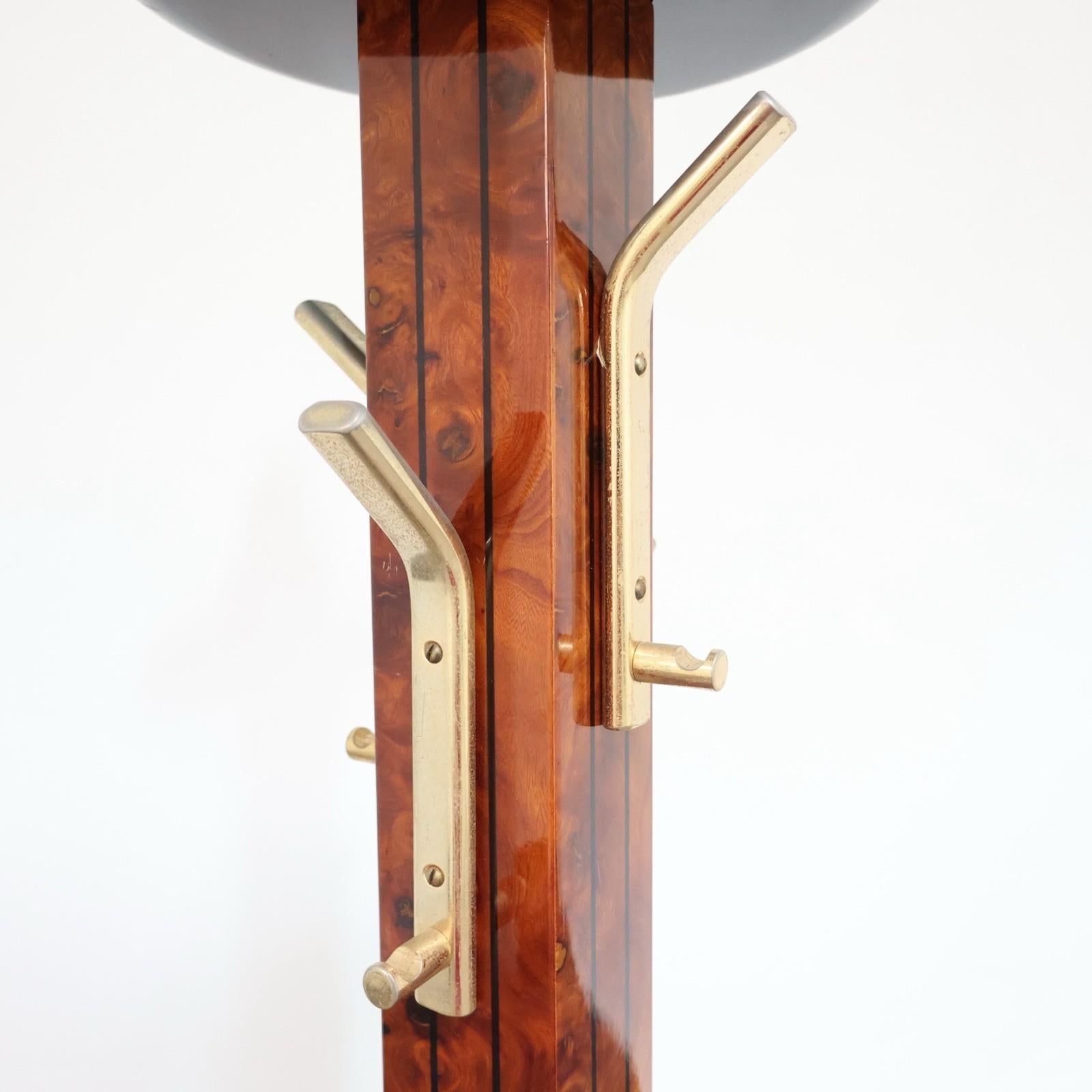 Brass Coat stand attributed to Willy Rizzo in 1970s Radica For Sale