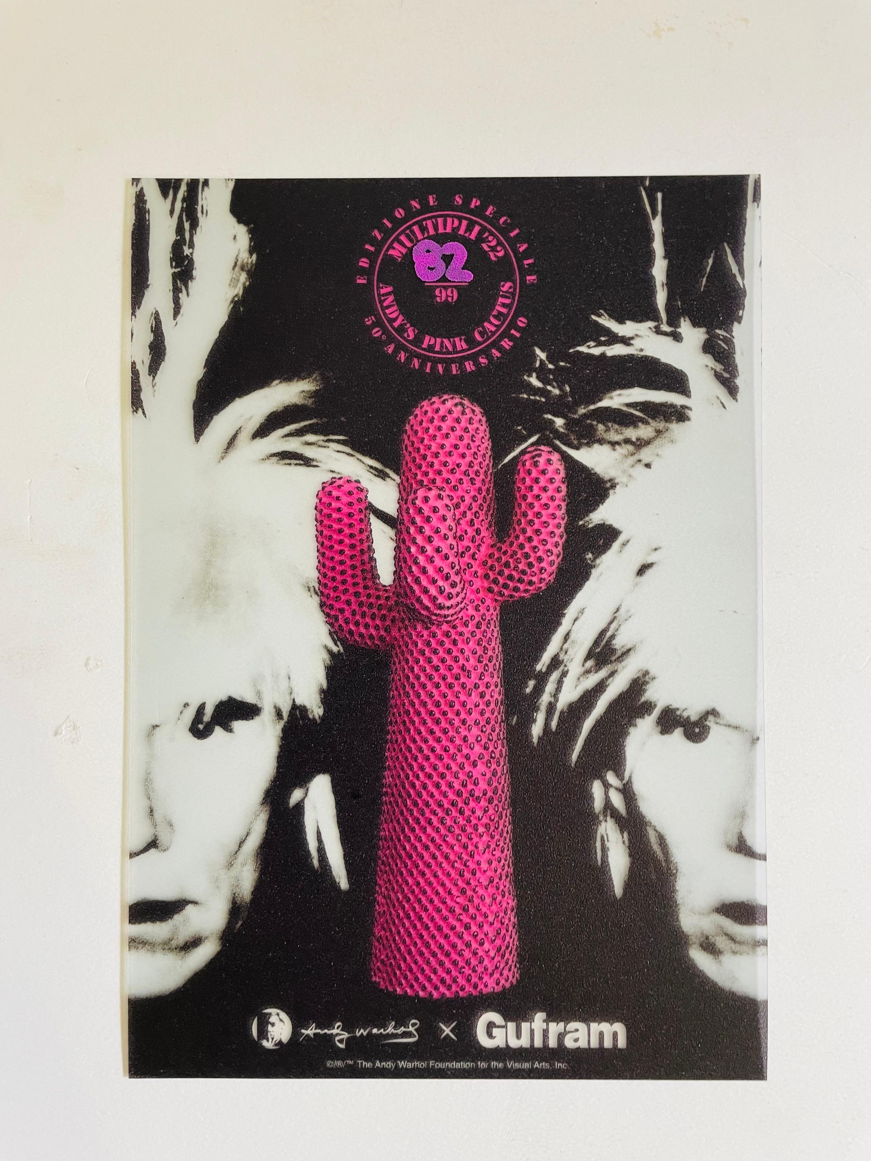 Appendiabiti cactus Gufram, edizione limitata per Andy Warhol en vente 4