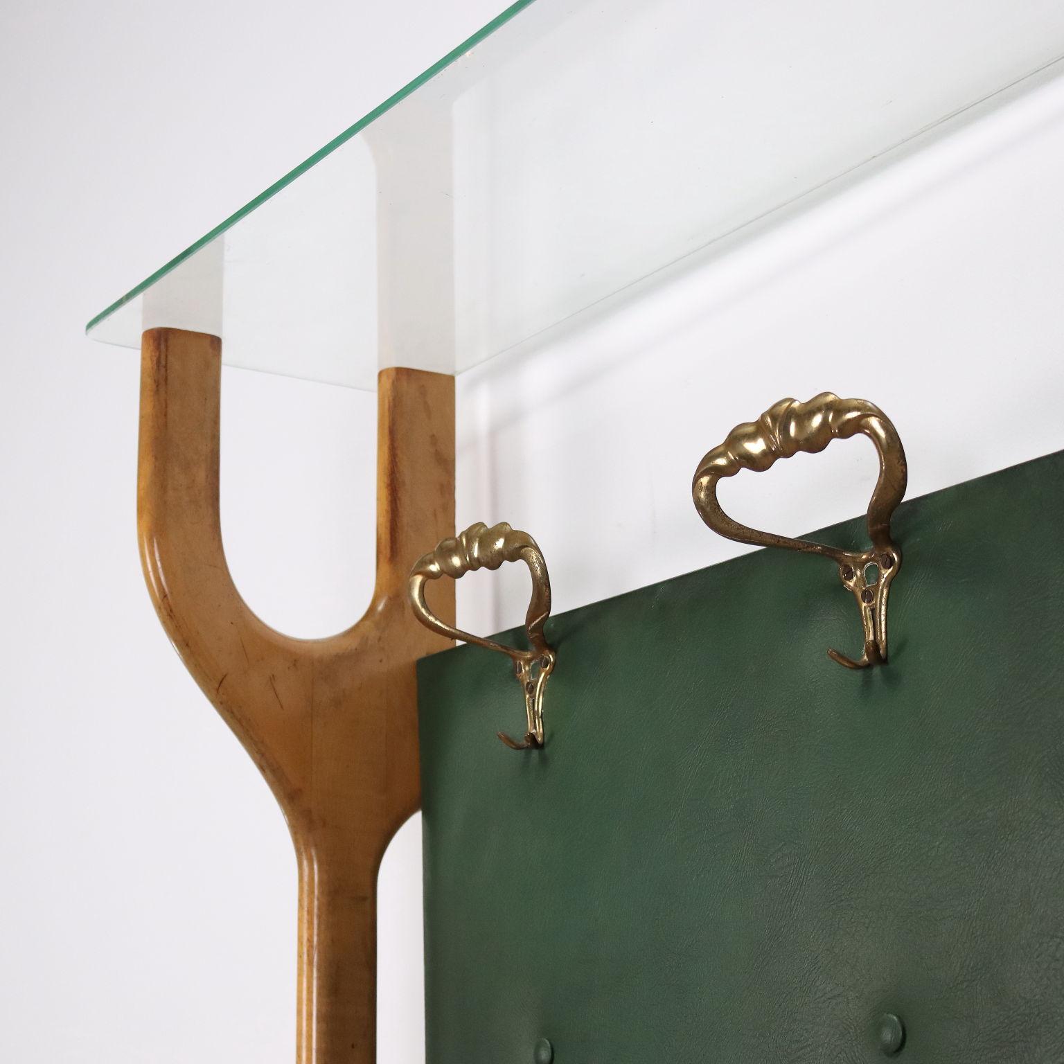 Mid-Century Modern 50s Coat Stand with Hatband For Sale