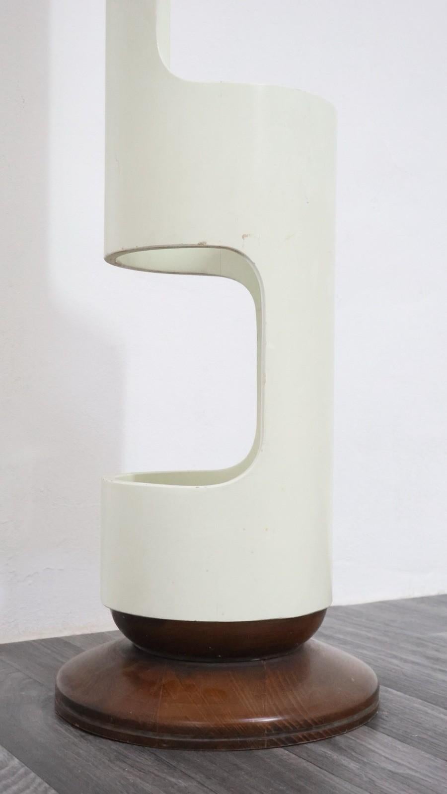 Porte-manteau avec porte-parapluie attribué à Joe Colombo, 1960's space age en vente 6