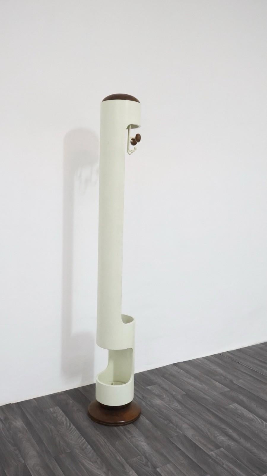 Porte-manteau avec porte-parapluie attribué à Joe Colombo, 1960's space age en vente 8